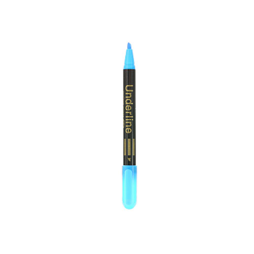 사각닙 언더라인 펜 형광펜 파랑색 4mm(6개입)