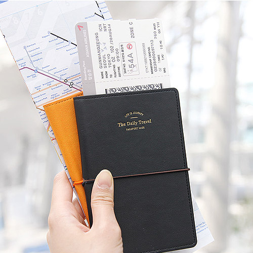 데일리 트래블 여행용 커플 여권 커버 케이스