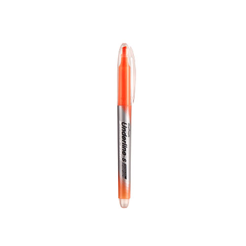 사각닙 언더라인 에스 펜 형광펜 주황색 4mm (6개입)