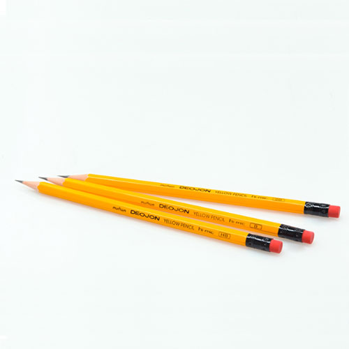 오피스 사무 노트 필기용 부드러운 펜슬 연필 지우개 HB 12P
