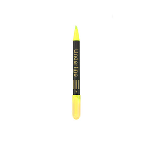 사각닙 언더라인 펜 형광펜 노랑색 4mm(6개입)