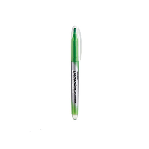 사각닙 언더라인 에스 펜 형광펜 연두색 4mm(6개입)