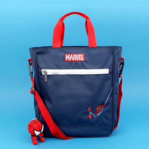 스파이더맨 캐릭터 아동 신주머니 탈부착 보조가방