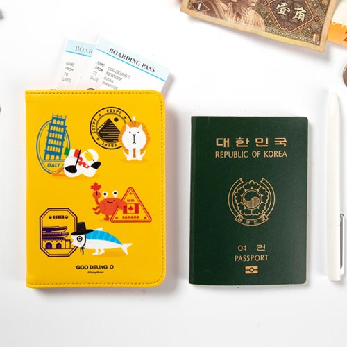 꼬등 여행용 여권 커버 케이스 ver.2